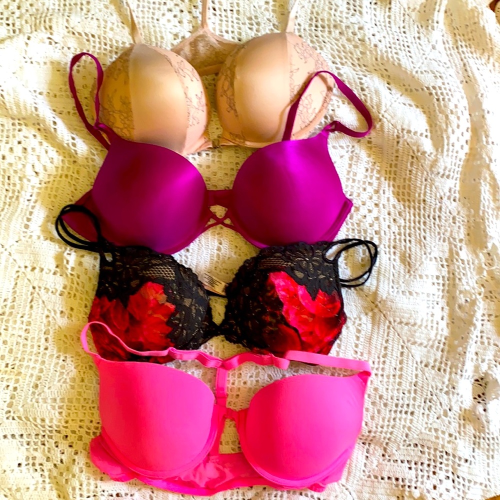 Four Sexy Victoria’s Secret Bras all size 36B